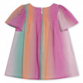 Lined cotton crépon dress CHLOE for GIRL