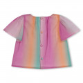 Rainbow print blouse CHLOE for GIRL