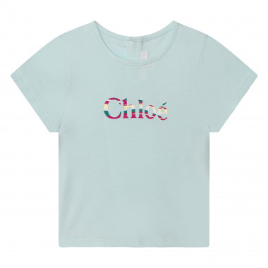 Printed T-shirt with studs CHLOE for GIRL
