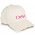 Baseball cap with logo CHLOE for GIRL