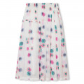 Lined voile maxi skirt CHLOE for GIRL