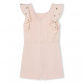 Ruffled cotton playsuit CHLOE for GIRL