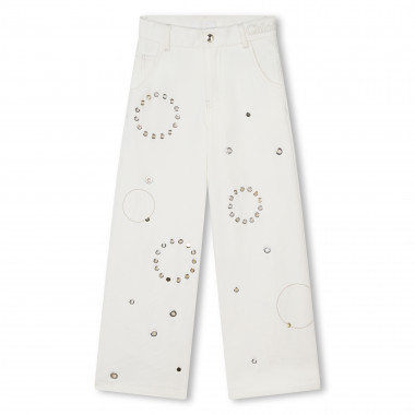 Pantaloni in twill di cotone CHLOE Per BAMBINA