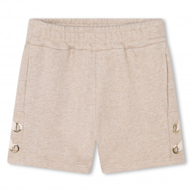 Fleece-Shorts mit Stickerei CHLOE Für MÄDCHEN