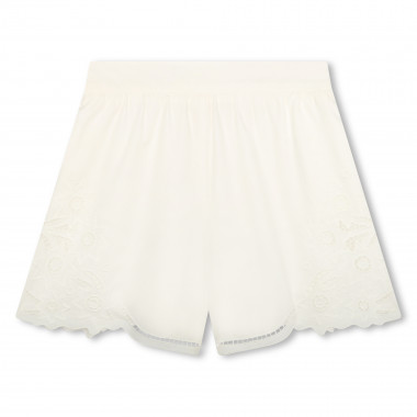 Embroidered cotton shorts CHLOE for GIRL