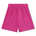 Shorts con cintura in lino CHLOE Per BAMBINA