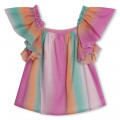 Multicoloured cotton blouse CHLOE for GIRL