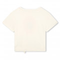 Camiseta de algodón con nudo CHLOE para NIÑA