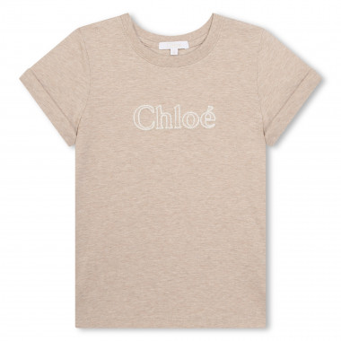 Camiseta de algodón jaspeada CHLOE para NIÑA