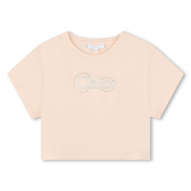 Camiseta de algodón bordada CHLOE para NIÑA