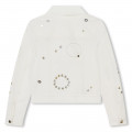 Cotton twill jacket CHLOE for GIRL