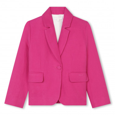 Linen & cotton tailored jacket CHLOE for GIRL