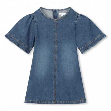 Denim jurk met korte mouwen CHLOE Voor