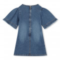 Short-sleeved denim dress CHLOE for GIRL