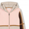 Three-colour hooded cardigan CHLOE for GIRL