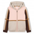 Three-colour hooded cardigan CHLOE for GIRL