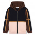 Three-colour hooded cardigan CHLOE for GIRL