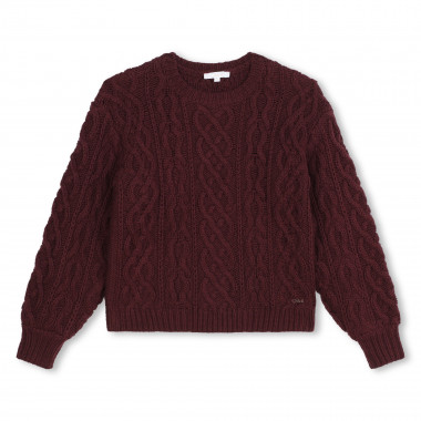 Pull torsadé en tricot CHLOE pour FILLE