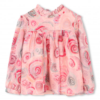 Decorative ruffled blouse CHLOE for GIRL