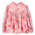 Decorative ruffled blouse CHLOE for GIRL