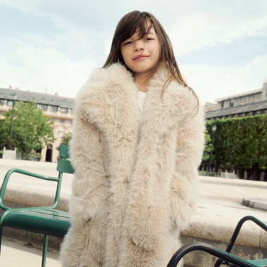 Manteau en polaire duveteuse CHLOE pour FILLE