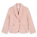 Veste de costume en velours CHLOE pour FILLE