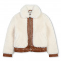 Blouson en tissu peluche CHLOE pour FILLE