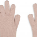 Gants tricolores en tricot CHLOE pour FILLE