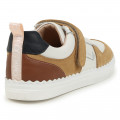 Sneakers di pelle con lacci CHLOE Per BAMBINA