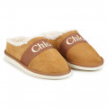 Suede slippers CHLOE for GIRL