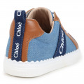 Denim lace-up trainers CHLOE for GIRL