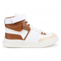 Sneakers in pelle con lacci CHLOE Per BAMBINA