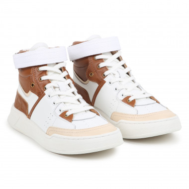 Leather lace-up trainers CHLOE for GIRL