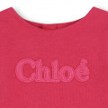 Robe molletonnée à noeud CHLOE pour FILLE