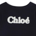 Robe molletonnée à noeud CHLOE pour FILLE