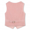 Gilet sans manche en velours CHLOE pour FILLE