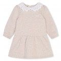 Flared brushed fleece dress CHLOE for GIRL