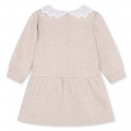 Flared brushed fleece dress CHLOE for GIRL