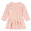 Robe tricot à motifs fantaisie CHLOE pour FILLE