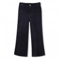 Wide-leg corduroy trousers CHLOE for GIRL