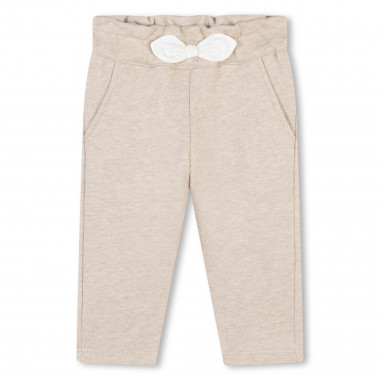 Fleece broek met strik CHLOE Voor