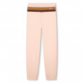 Pantalon tricot brodé au dos CHLOE pour FILLE