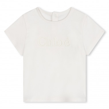 T-shirt met drukknoopjes CHLOE Voor