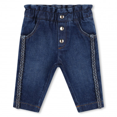 Jeans with trim and buttons CHLOE for GIRL