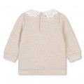 Embroidered logo sweatshirt CHLOE for GIRL