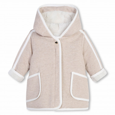 Embroidered coat with hood CHLOE for GIRL