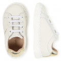 Lace-up leather trainers CHLOE for GIRL