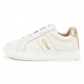 Sneakers stringate in pelle CHLOE Per BAMBINA