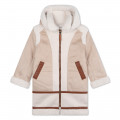 Shearling-style coat CHLOE for GIRL