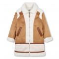 Shearling-style coat CHLOE for GIRL